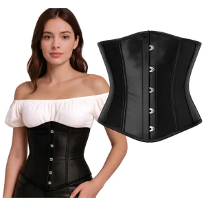 Corpete Sob o Peito Preto mulher