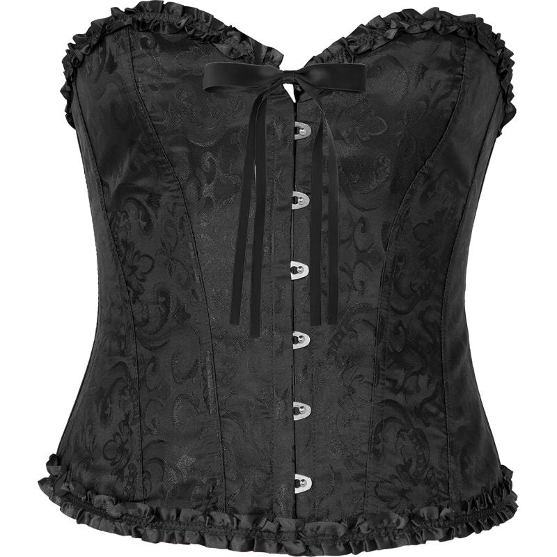Corpete Preto Estampado mulher - Image 4