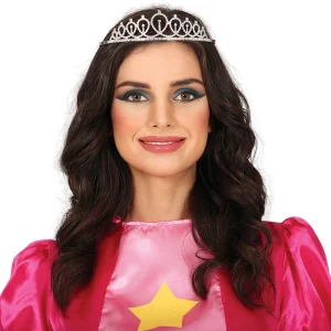 Diadema Princesa metal prata
