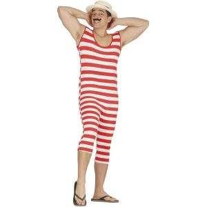 Fato de Banhista Fortão vermelho para homem
