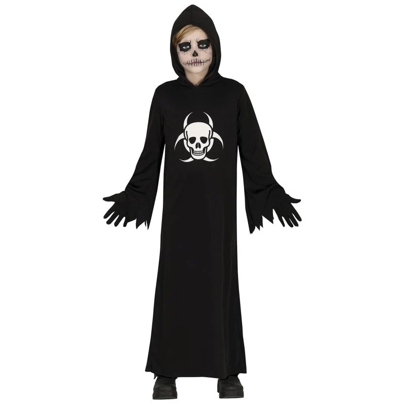 Fato de Caveira Biohazard para menino - Image 2
