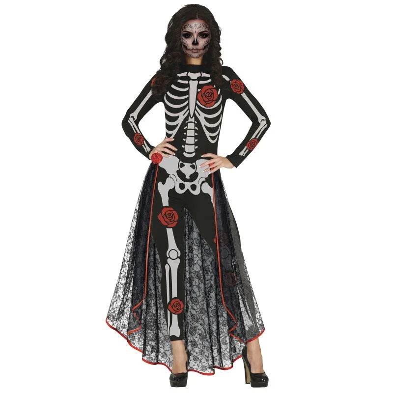 Fato de Catrina Guadalupe para mulher