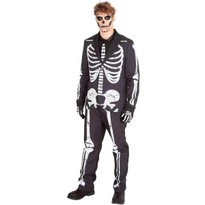 Fato de Esqueleto Mortis para homem