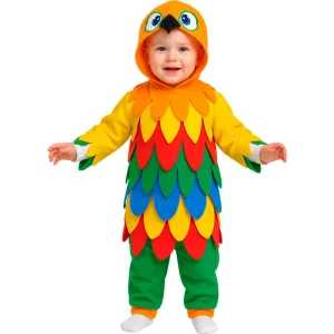 Fato de Papagaio tropical para bebé
