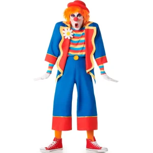 Fato de Palhaço multicolorido Micolor para homem