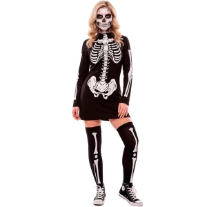 Fato de Vestido Esqueleto para mulher