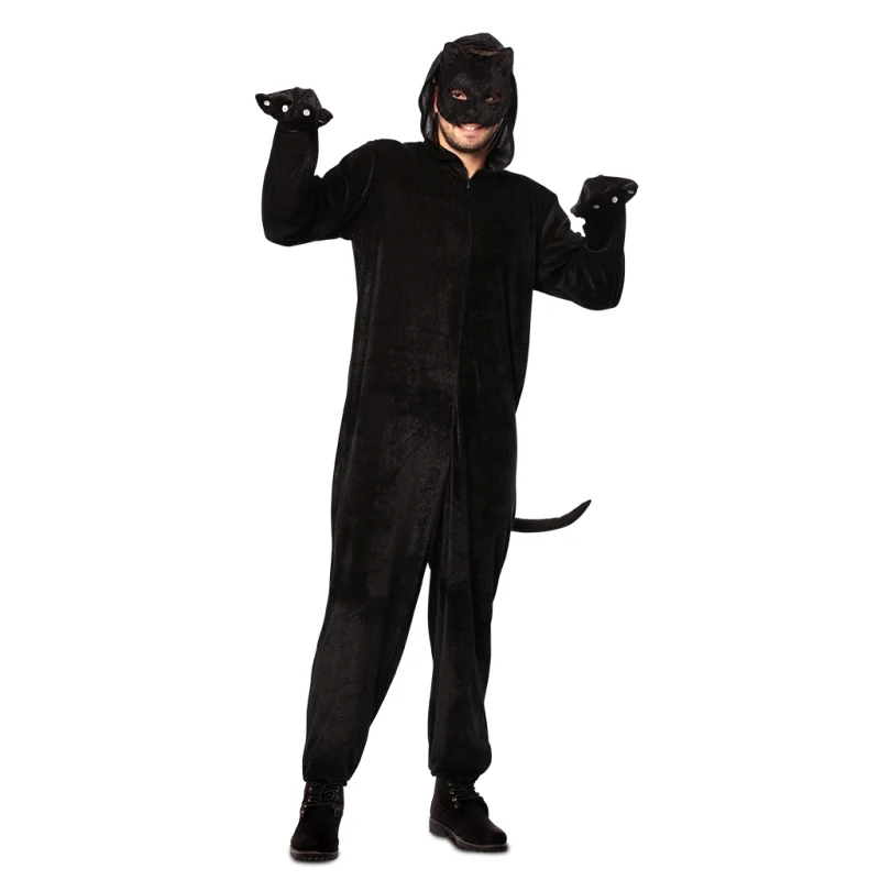 Fato de Gato preto Salem adulto unisexo