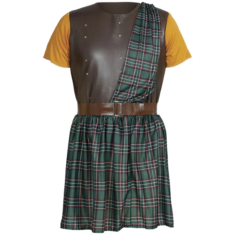 Fato de Guerreiro Escocês Verde para homem - Image 4