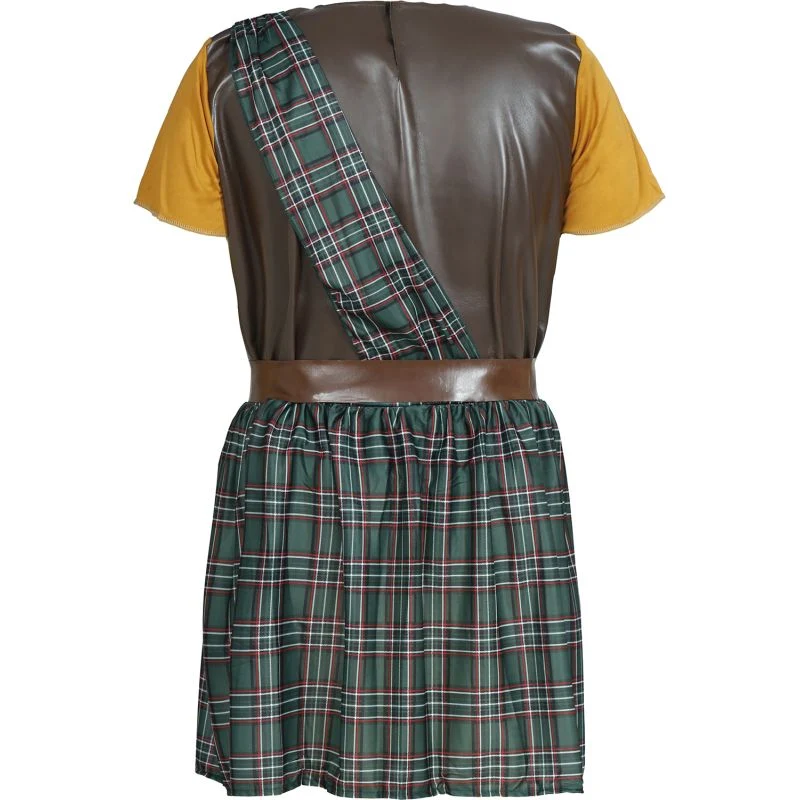 Fato de Guerreiro Escocês Verde para homem - Image 6