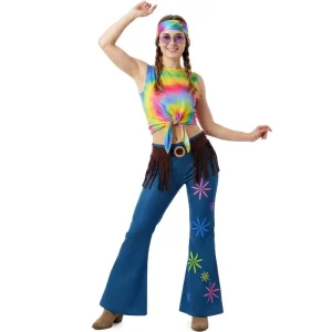 Fato de Hippie Psicodélica para Mulher