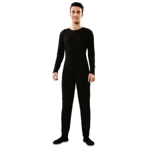 Fato de Macacão completo cor preto adulto unisexo
