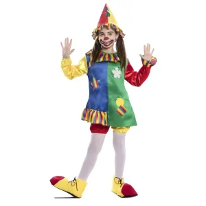 Fato de Palhaça desigual multicolor para menina