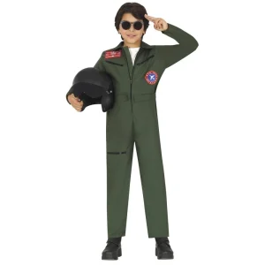 Fato de Piloto de Combate para menino