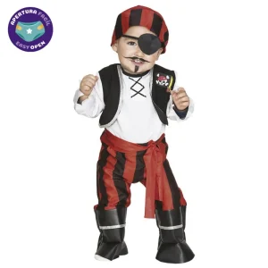 Fato de Pirata filibusteiro para bebé