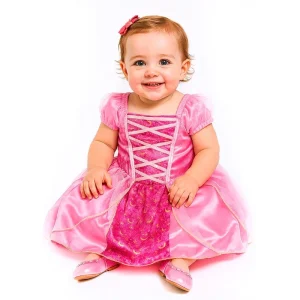 Fato de Princesa rosa de conto para bebé