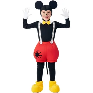 Fato de Rato Mickey com Remendo para Menino