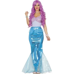 Fato de Sereia Fantasia para mulher