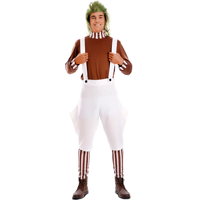 Fato de Ajudante da Fábrica de Chocolate adulto unisexo