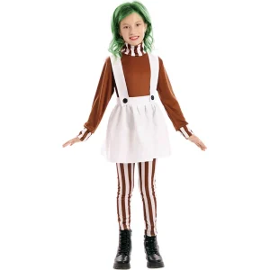 Fato de Oompa-Loompa para menina