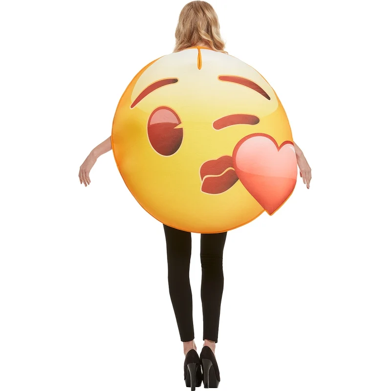 Fato de Emoji beijo adulto unisexo - Image 5