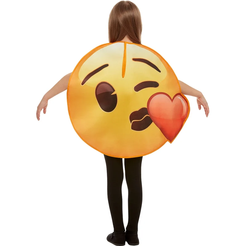 Fato de Emoji Beijo Coração para crianças - Image 4