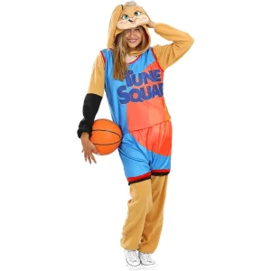 Fato de Lola Bunny Space Jam dos Looney Tunes adulto unisexo