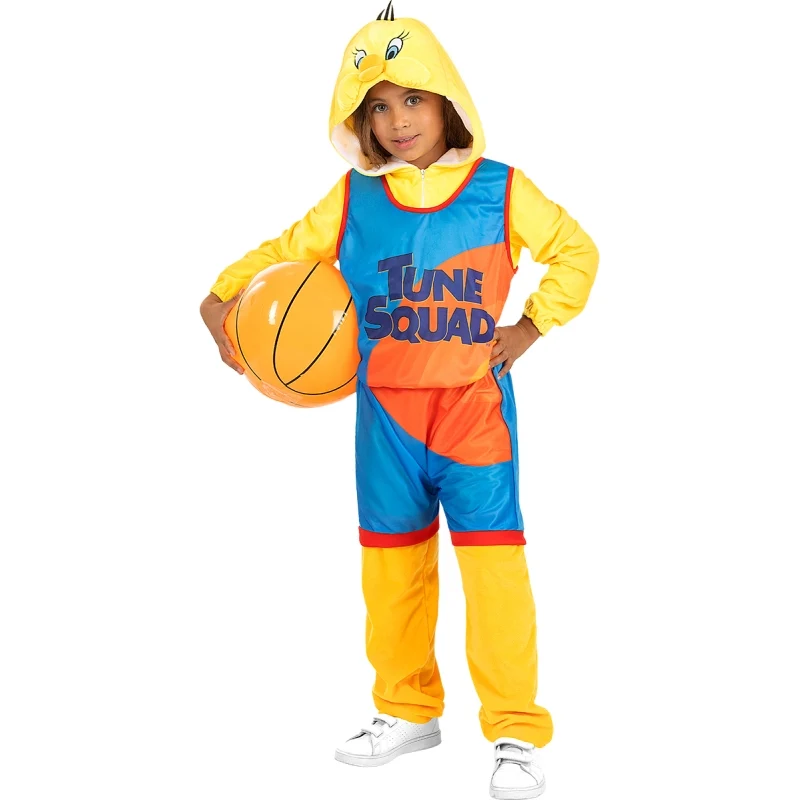 Fato de Tweety Space Jam dos Looney Tunes para crianças
