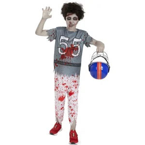 Fato de Jogador de Futebol Americano Zombie para menino