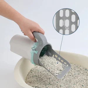 Pá Higiênica Para Areia de Gatos EcolimpPet + 10 de saco plástico biodegradável