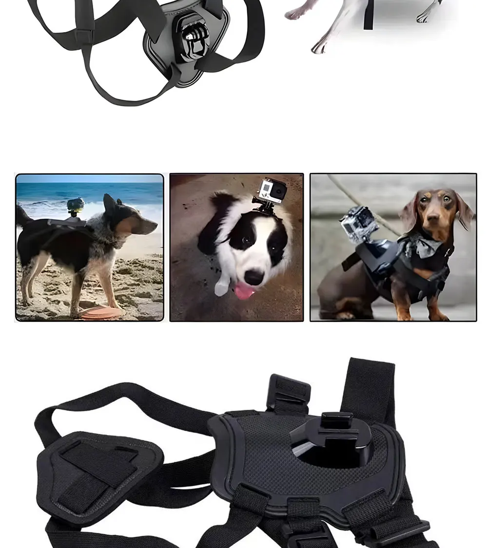 Peitoral Arnês com Suporte de Câmeras para Cães - Image 7