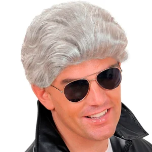 Peruca Greaser cinzenta