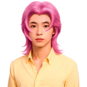 Peruca Rock Pink K-Pop