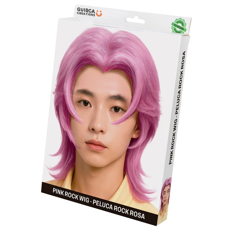 Peruca Rock Pink K-Pop - Image 3
