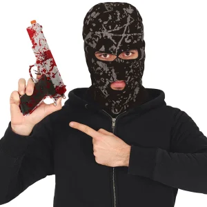Pistola com sangue