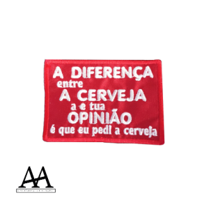 A diferença entre a cerveja e a tua opinião é que eu pedi a cerveja