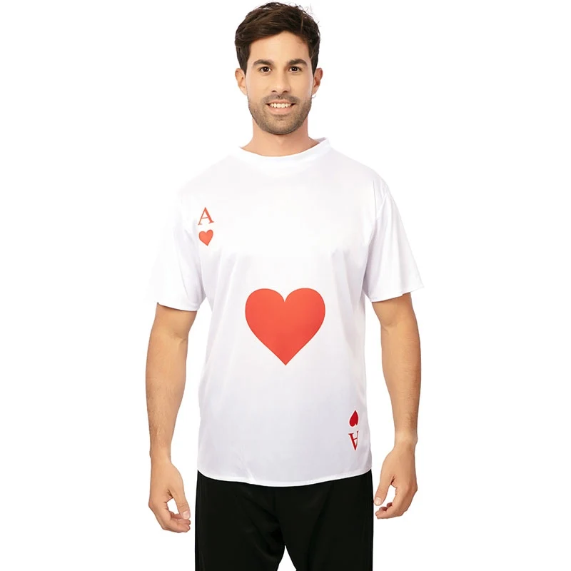 Camiseta de As de Corazones para Adultos - Image 2
