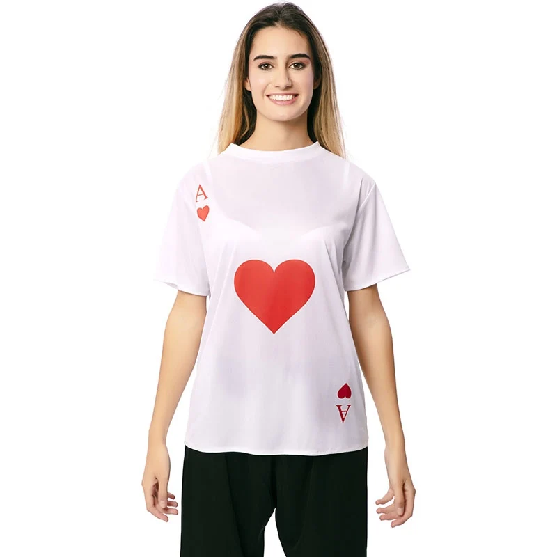 Camiseta de As de Corazones para Adultos - Image 3