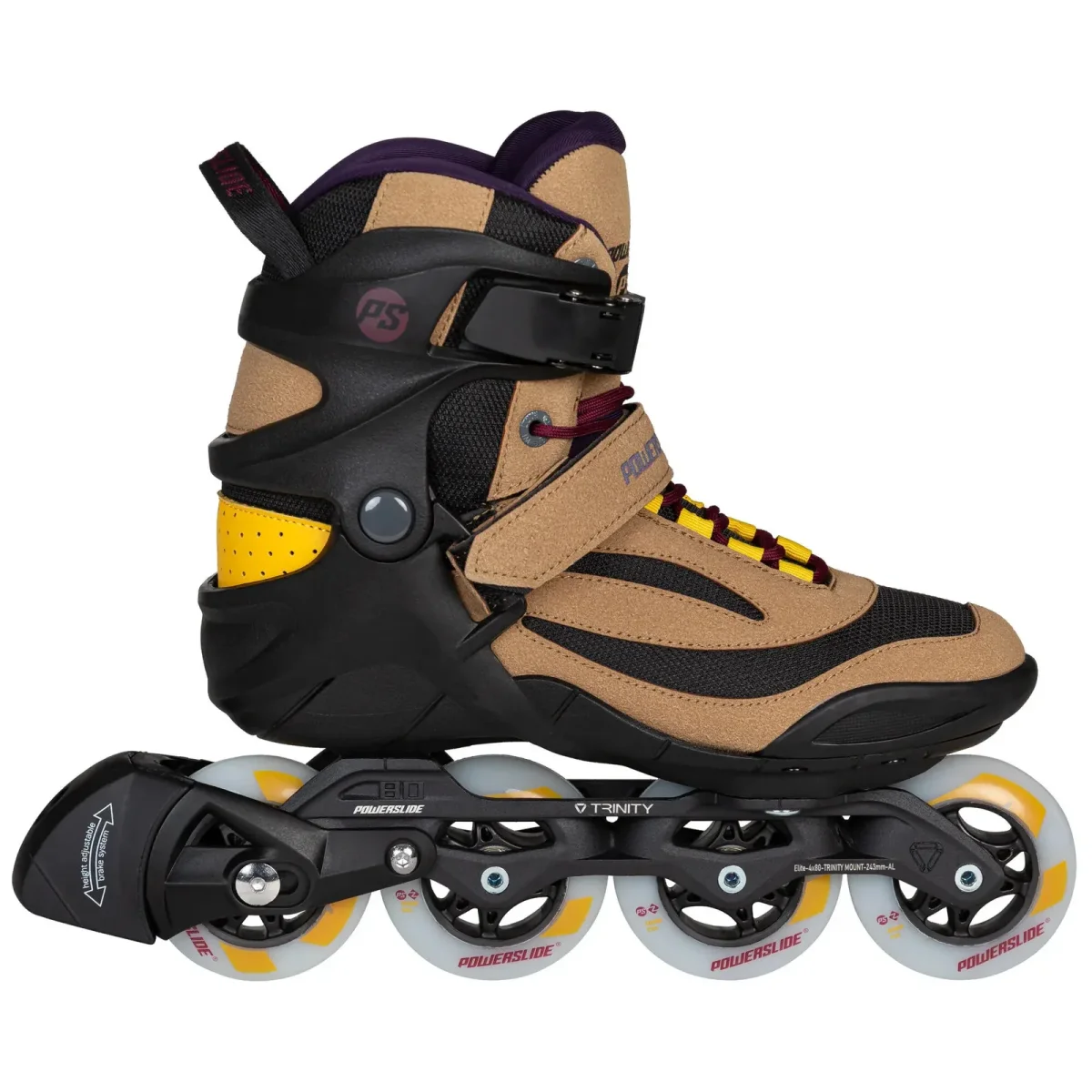 Patins Completos PowerSlide Phuzion Radon Umber 80 - Image 3
