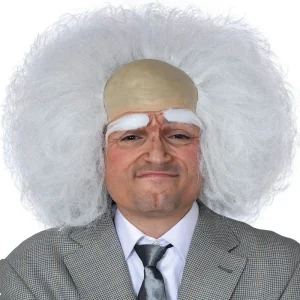 Peluca de Einstein con calva